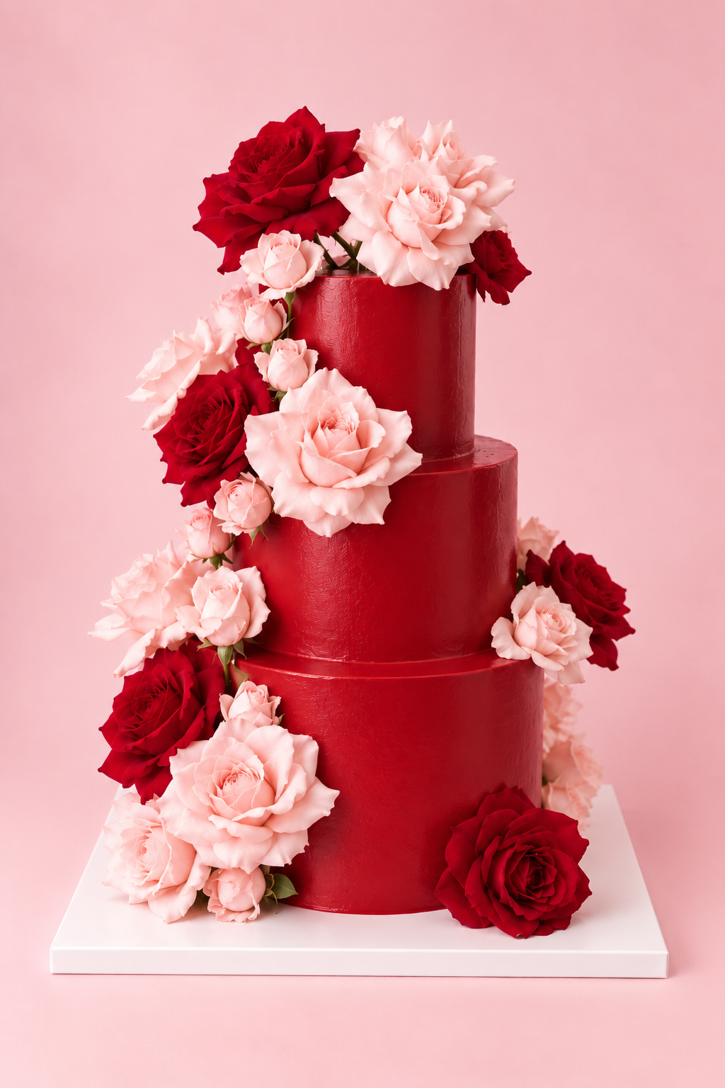 XXL 3-Tier Rose Garden Cake