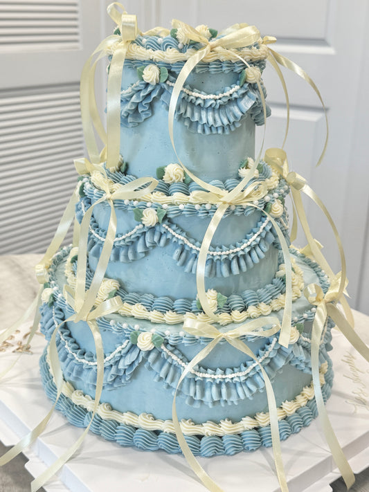 Vintage Luxe Cake - 3 Tier