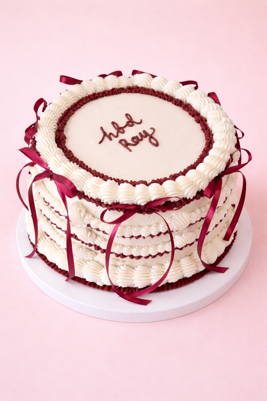 Vintage Luxe Cake - 8” Round