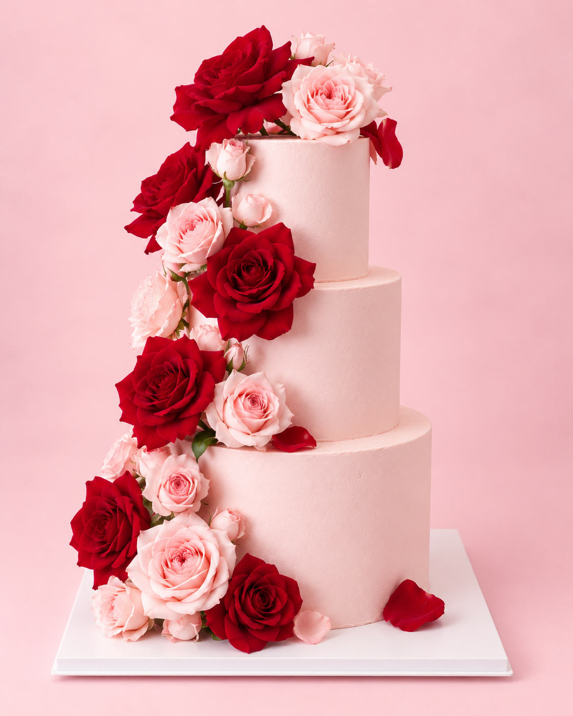 XXL 3-Tier Rose Garden Cake