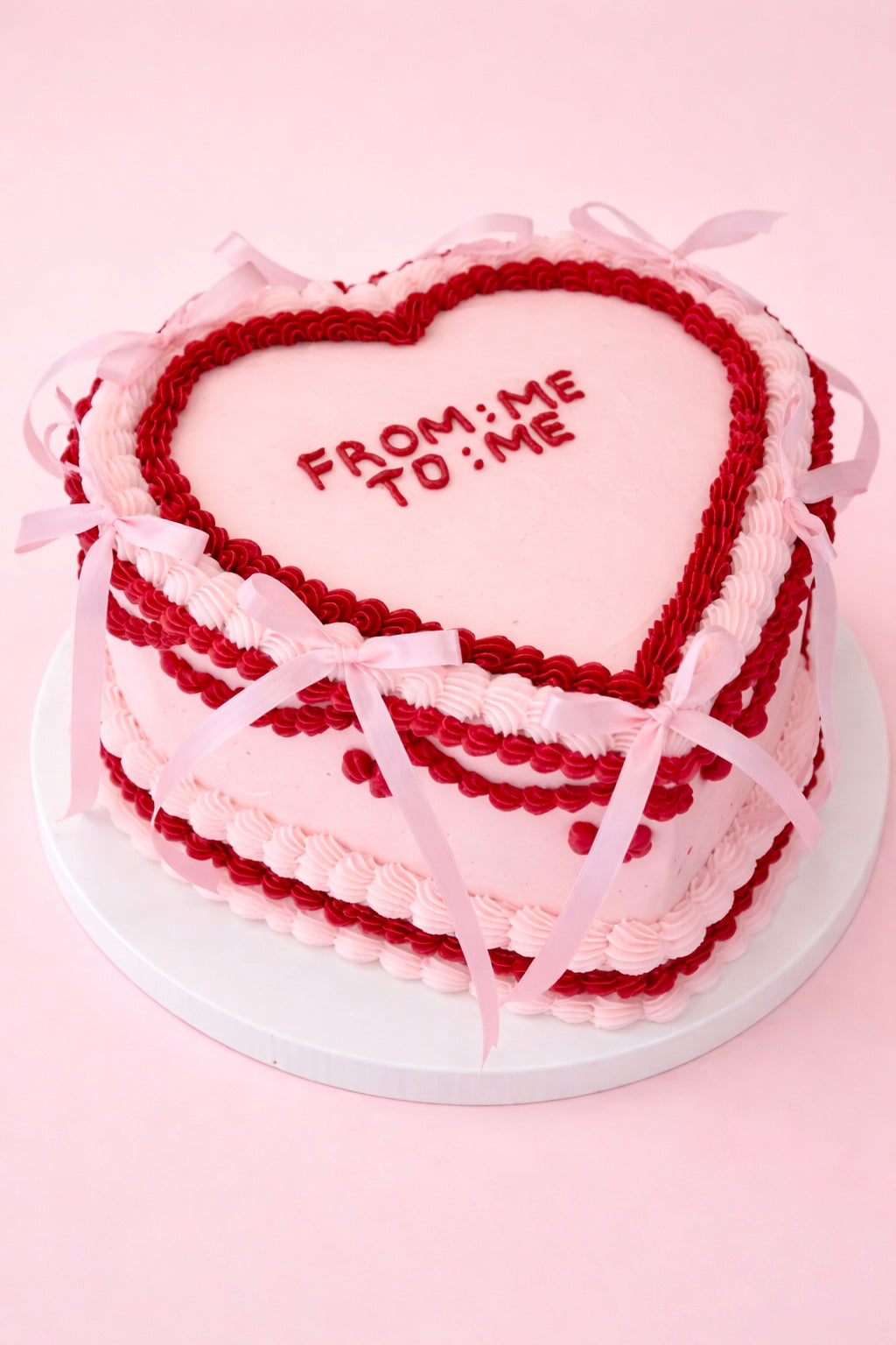 Vintage Luxe Cake - 8” Heart