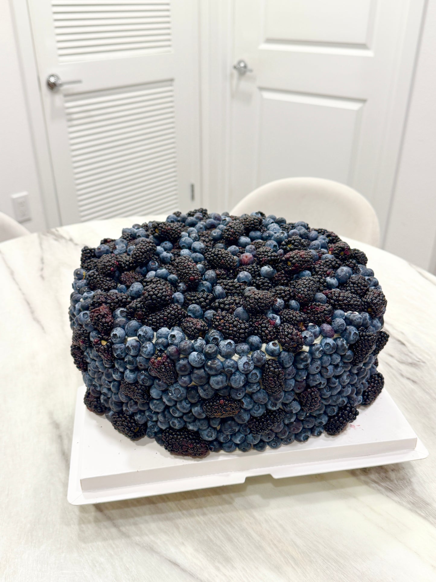 The Berry Opulence Cake - Blackberry & Blueberry Edition
