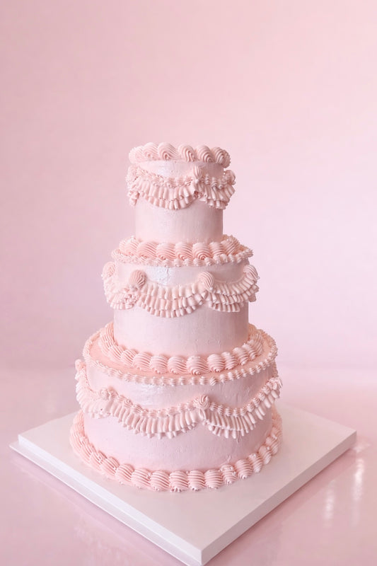 Vintage Luxe Cake - 3 Tier