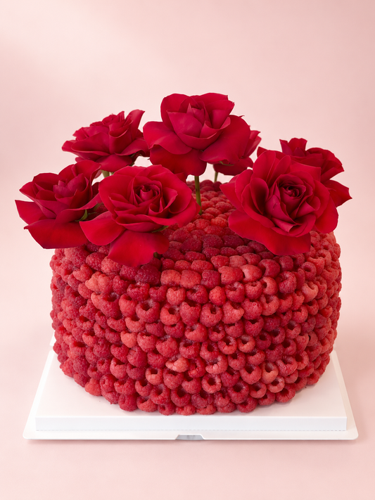 The Berry Opulence Cake - Raspberry Rose Edition