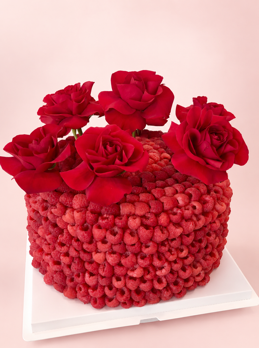 The Berry Opulence Cake - Raspberry Rose Edition