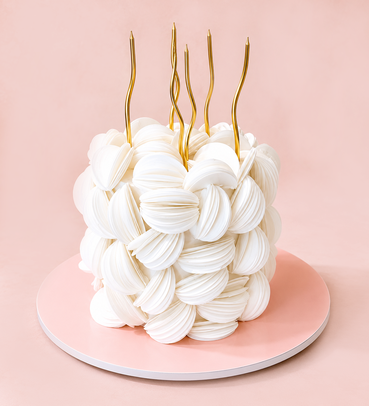 "Le Papier Cake" Petite Wafer Paper Petal Cake - 6"
